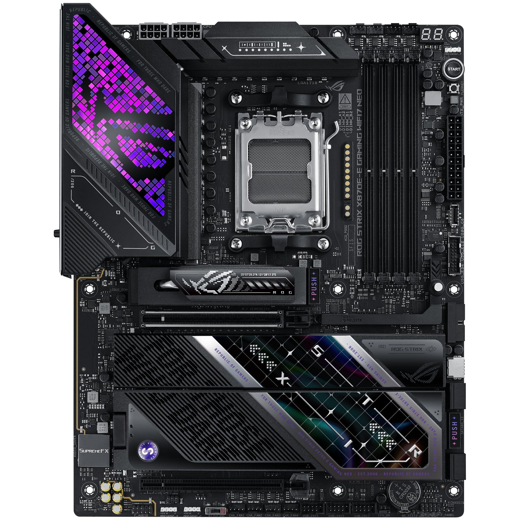 Placa base ASUS ROG Strix X870E-E Gaming Wi-Fi 7 Neo AMD AM5 ATX