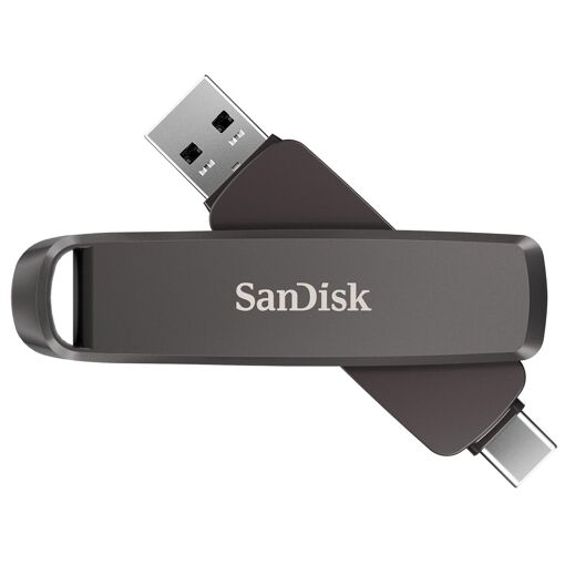 SanDisk Extreme PRO USB Flash Drive 256GB Type-C/Type-A 3.2 Gen 2 (3.1 Gen 2) Black