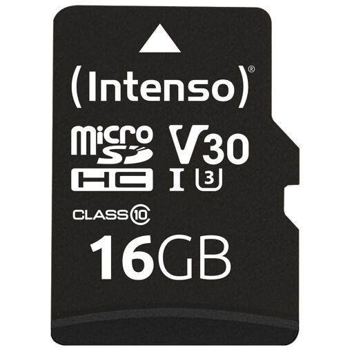 Intenso 16GB MicroSDHC UHS-I Class 10 Memory Card