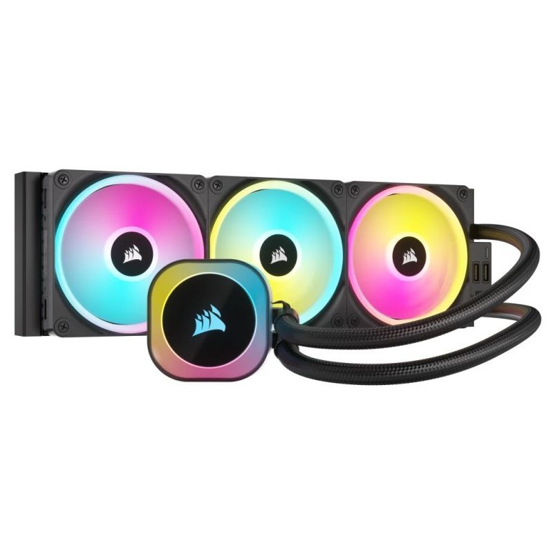 Corsair iCue Link H150i RGB All-in-One Liquid Cooler - 360mm, Black