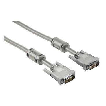 Hama DVI Cable 1.8m DVI-D Grey