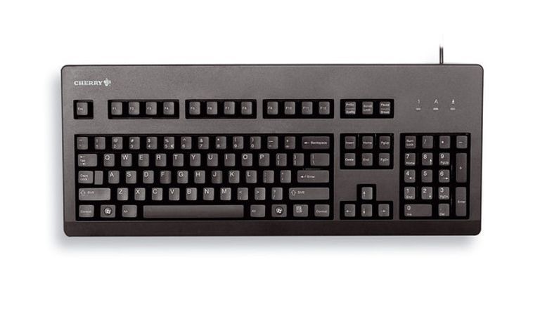 Cherry G80-3000 Universal USB + PS/2 Keyboard, Black