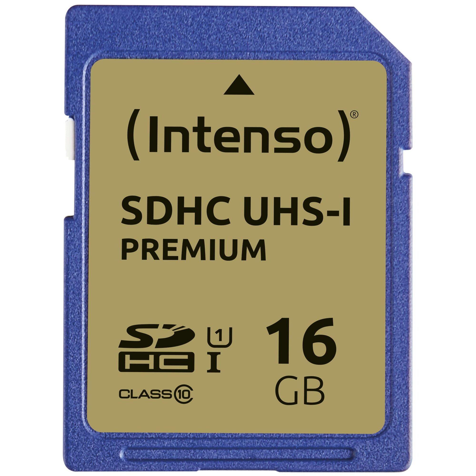 Intenso 16GB SDHC UHS-I Class 10 Memory Card
