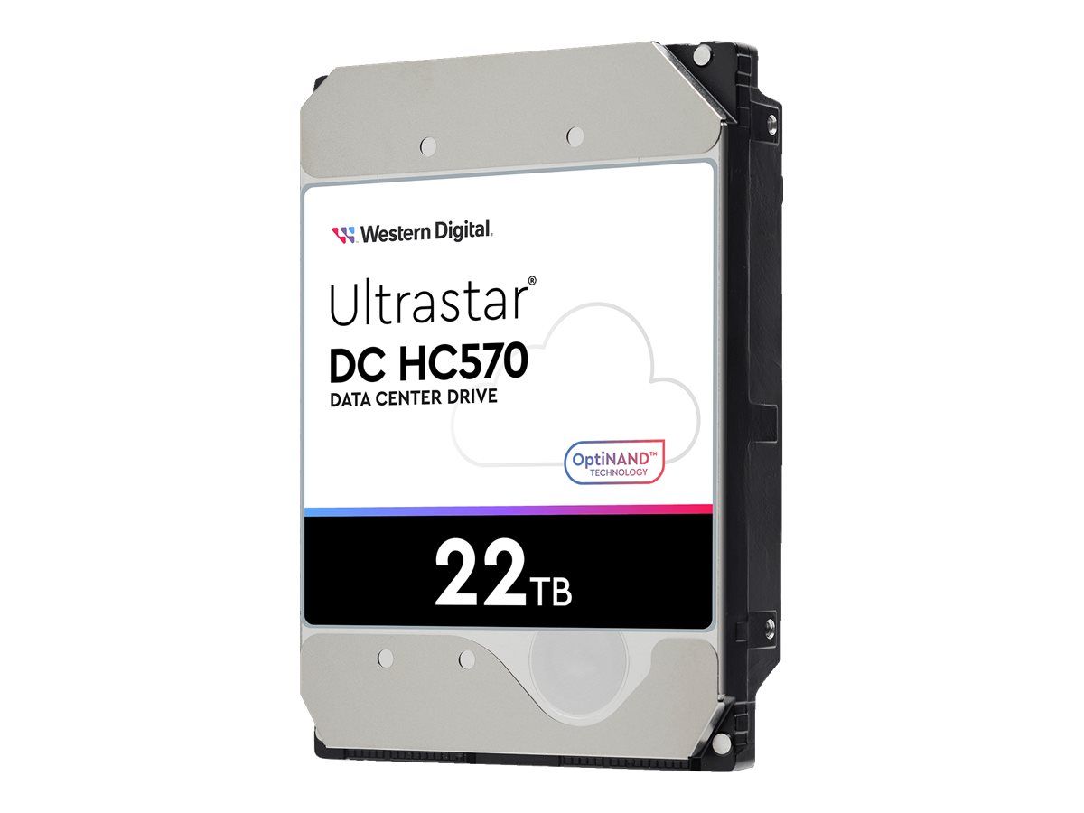 Western Digital Ultrastar DC HC570 - 22TB Internal Hard Drive - 3.5" SAS - 12Gb/s - 7200 RPM - 512MB Buffer