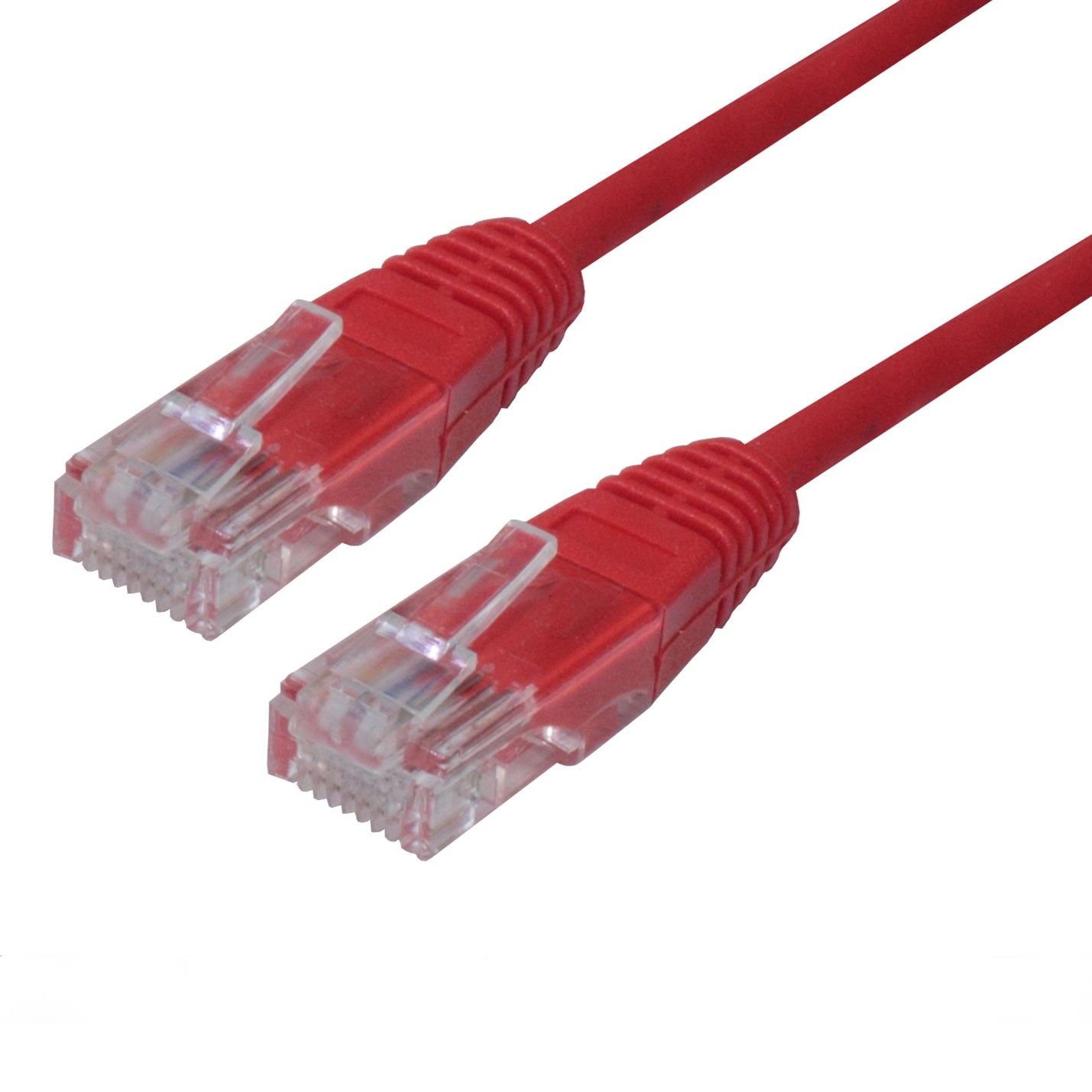 Dcu RJ45 UTP Cat5e Cable, 2m Red