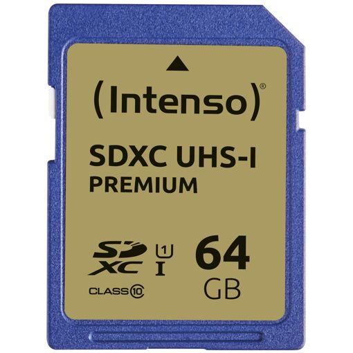 Intenso 64GB SDXC UHS-I Class 10 Memory Card