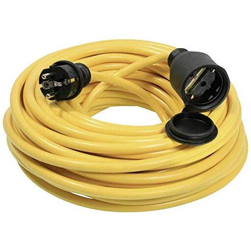 AS Schwabe 16A Power Extension Cable, Yellow, 15m (60342)