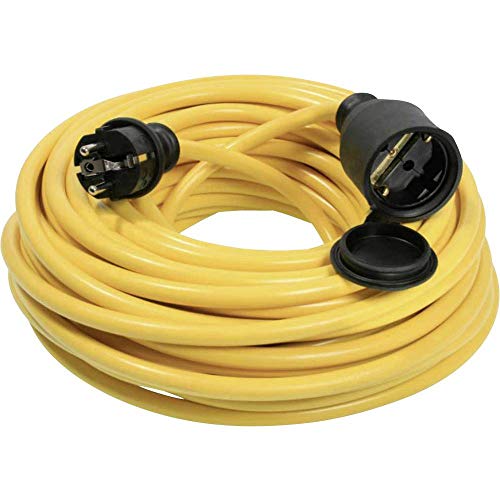 AS Schwabe 16A Power Extension Cable, Yellow, 15m (60342)