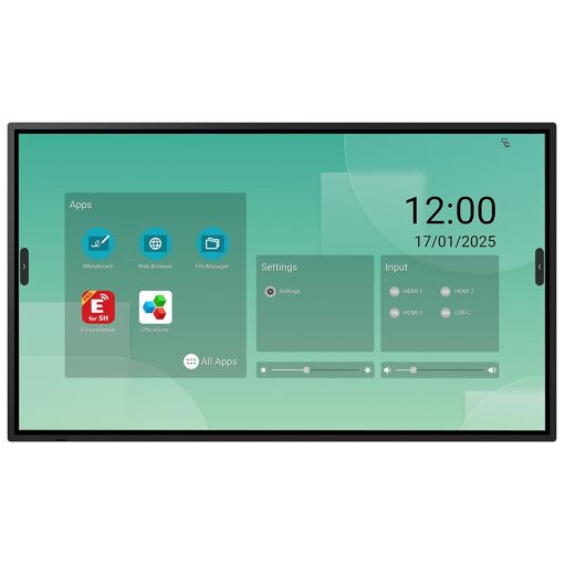 Sharp 43-Inch Interactive LED Screen with Wi-Fi and 4K Ultra HD, Black