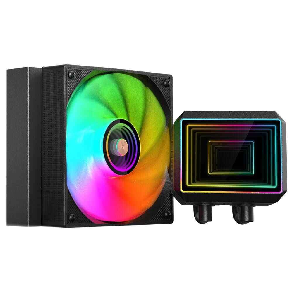 Mars Gaming ML-TWO120 All-in-One Liquid CPU Cooler - 12cm Black