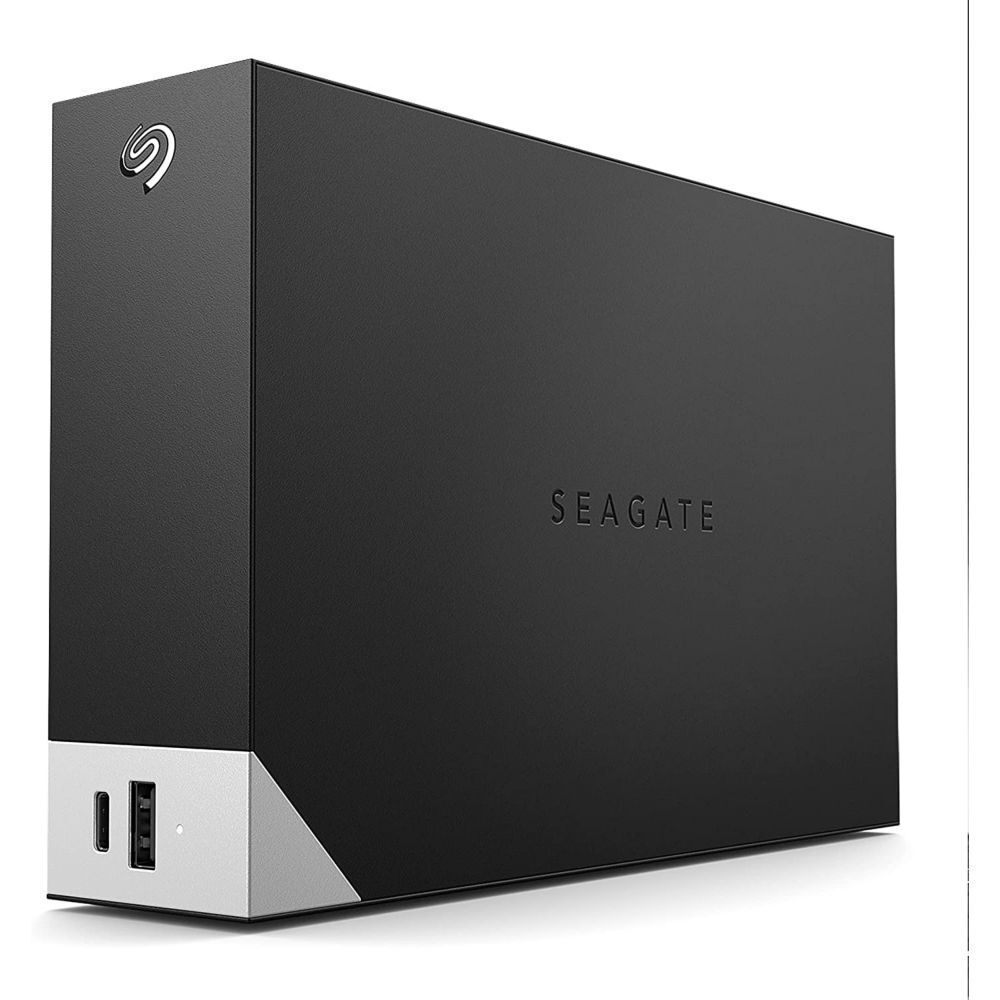 Seagate One Touch 4TB External Hard Drive with Hub - USB 3.0 - Black