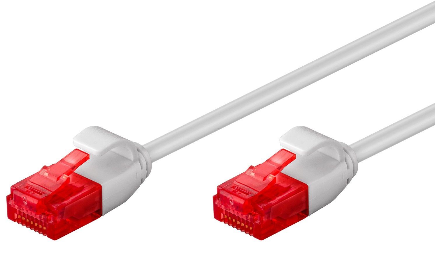 Wentronic Ethernet Cable - 1m, CAT 6, UTP, RJ-45 Male to RJ-45 Male - Grey