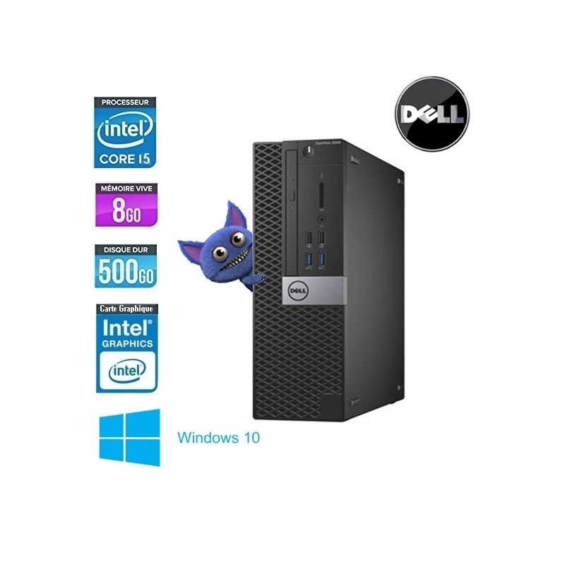 Dell OptiPlex 3040 SFF - Core i5 6500, 3.2GHz, 8GB, 500GB DVDRW, Intel HD Graphics