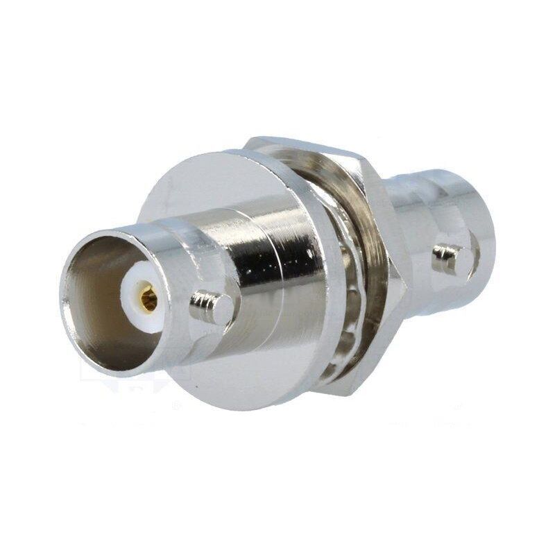 BNC Female to BNC Female Adapter with Nut