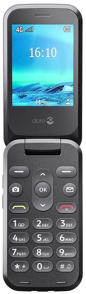 Doro 2800 Senior Block Phone - 2.8" - Micro SIM - Black