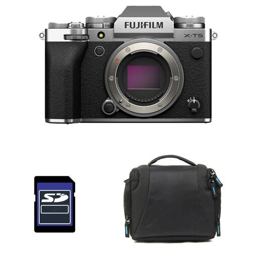 Fujifilm X-T5 NU Silver 3-Year Warranty + Bag + 8GB SD Card