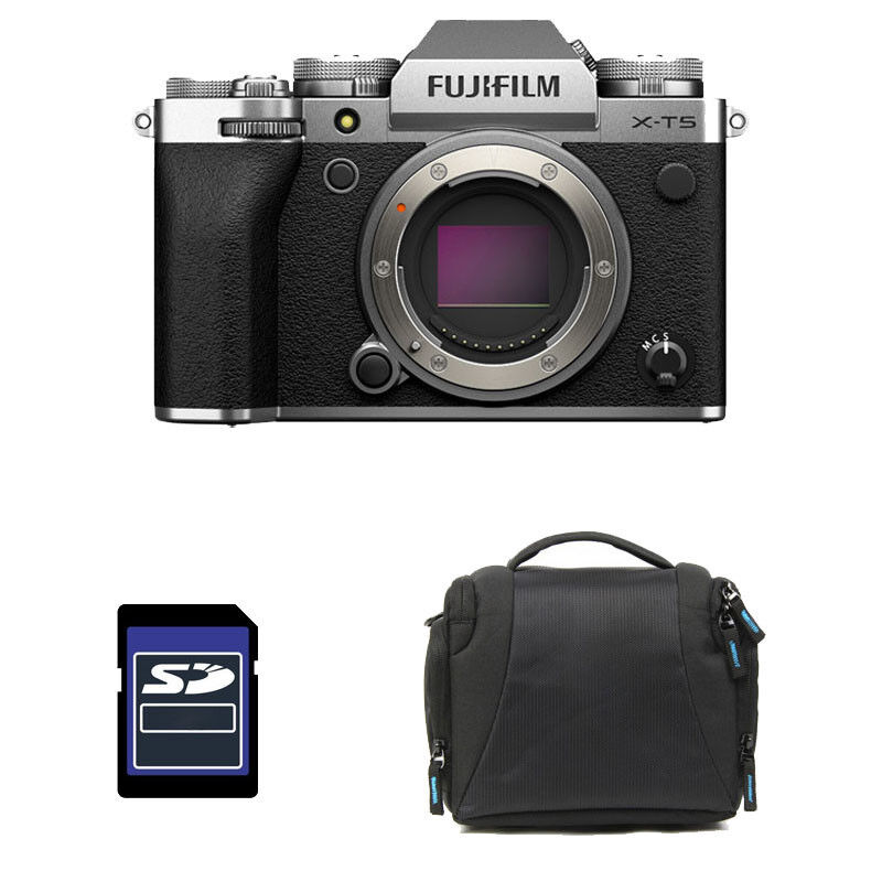 Fujifilm X-T5 NU Silver 3-Year Warranty + Bag + 8GB SD Card