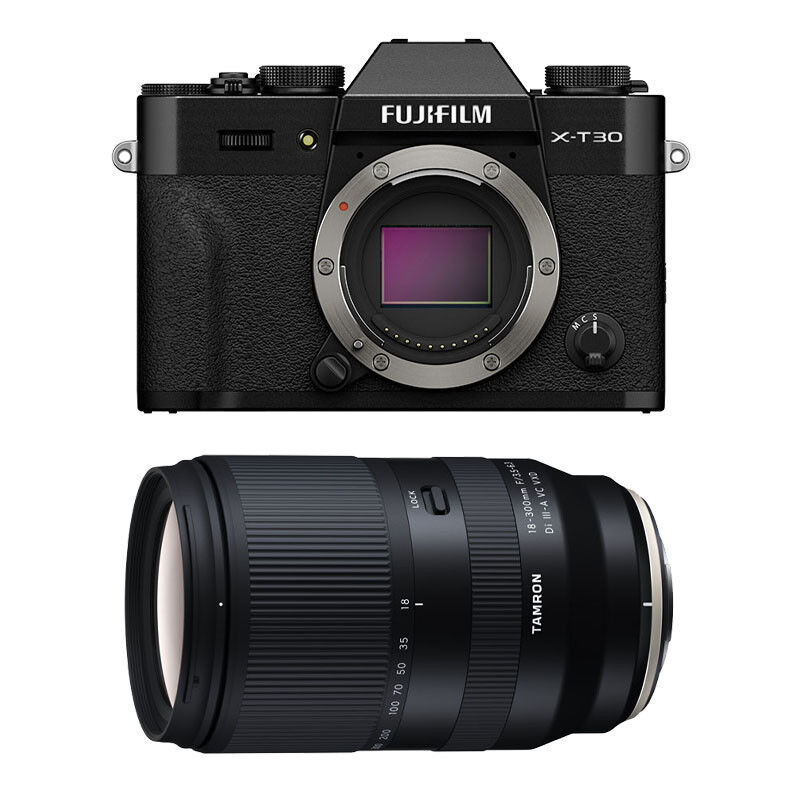Fujifilm X-T30 III Black + Tamron 18-300mm F/3.5-6.3 Di III-A VC VXD 3-Year Warranty