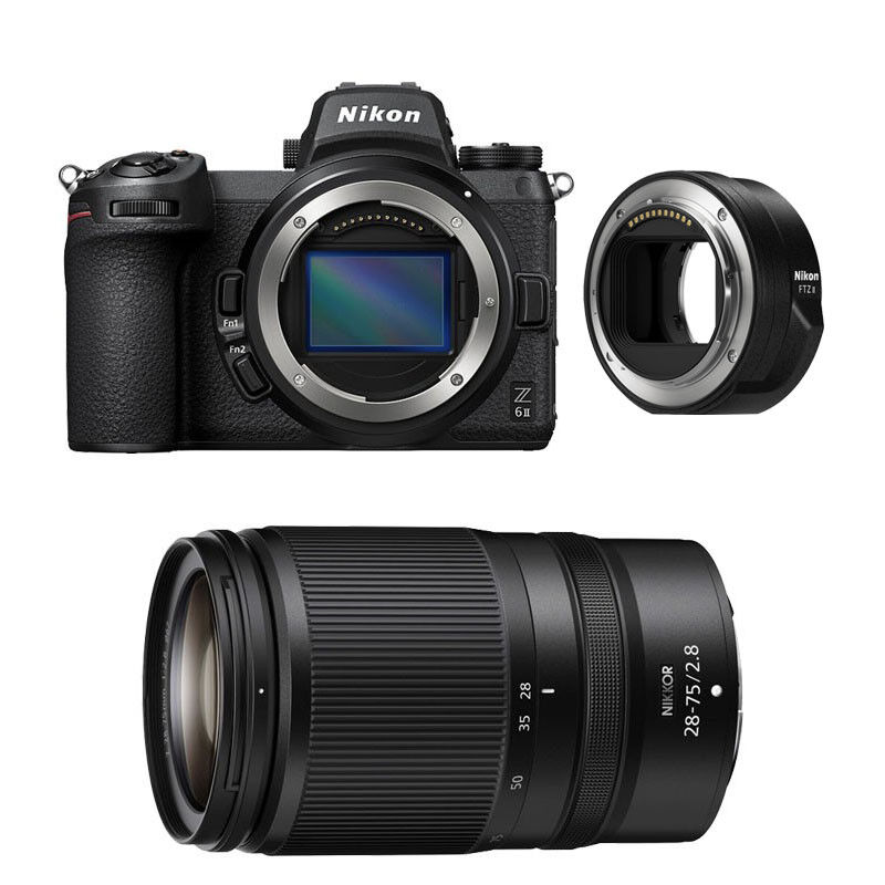 Nikon Z6 II + Z 28-75mm f/2.8 3-Year Warranty + FTZ II Adapter