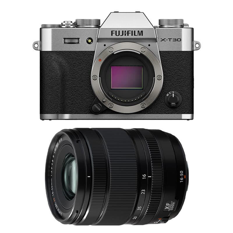 Fujifilm X-T30 III Silver + XF 16-50mm f/2.8-4.8 R LM WR Lens with 3-Year Warranty