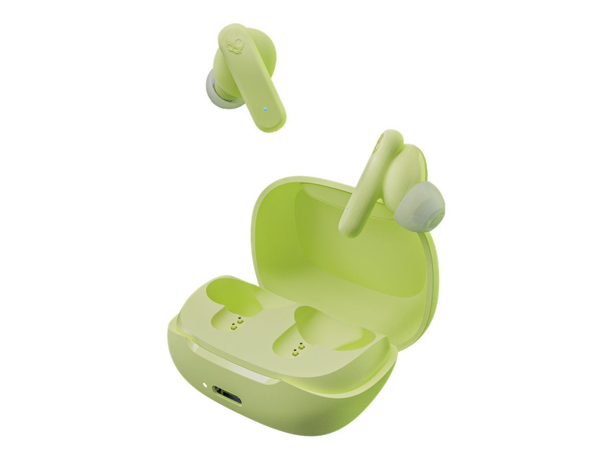 Skullcandy Smokin Buds Wireless Earbuds with Microphone - Matcha