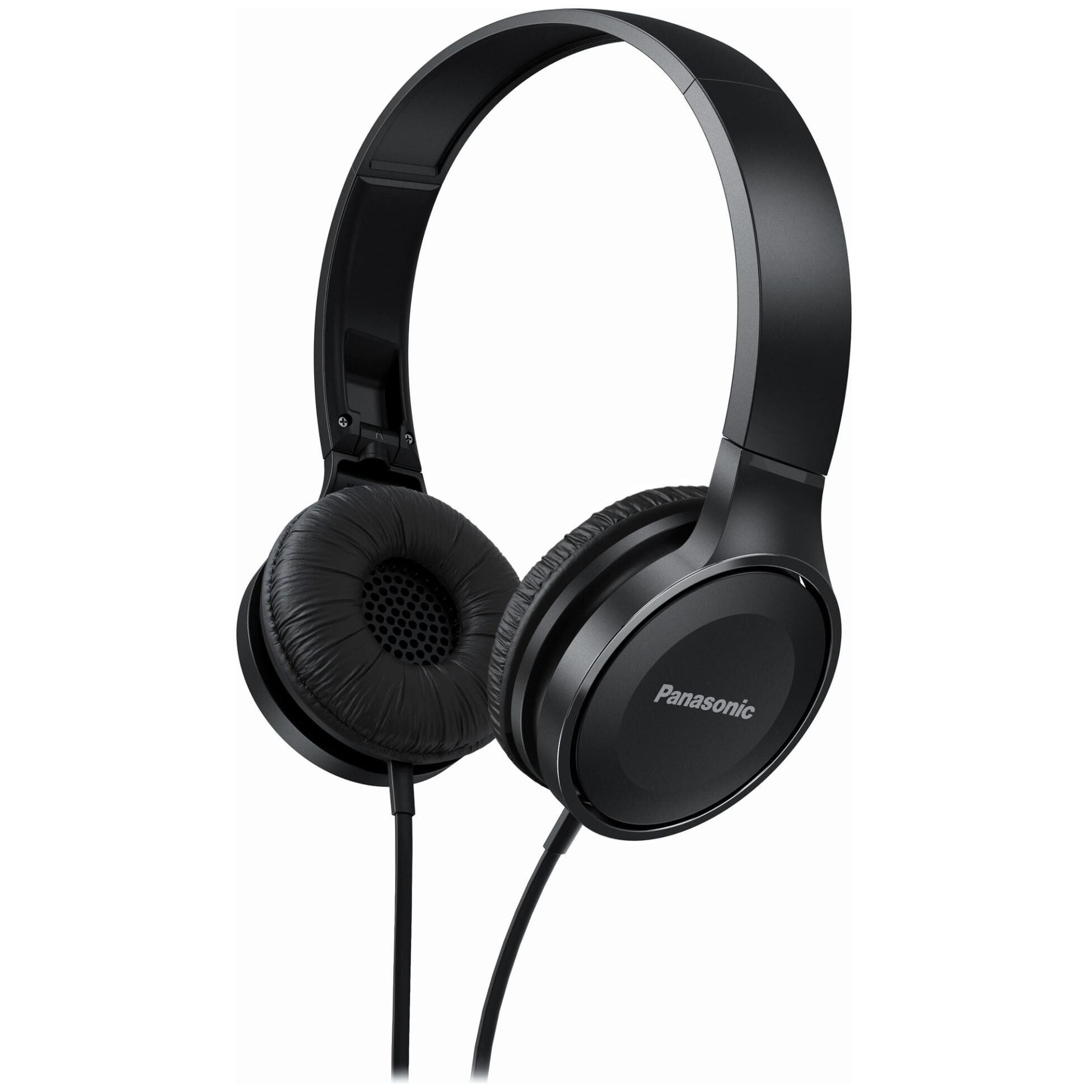Panasonic RP-HF100ME Headphones with Microphone - Over Ear - Wired - 3.5mm Jack