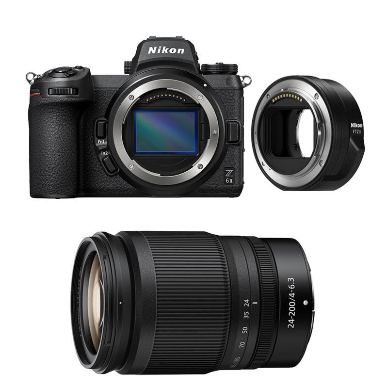 Nikon Z6 II + Z 24-200mm f/4-6.3 3-Year Warranty + FTZ II Adapter
