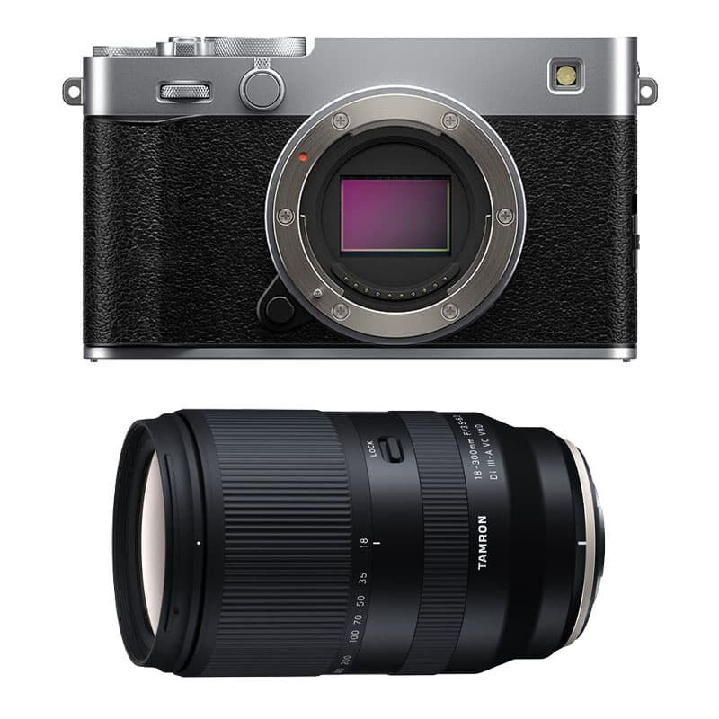 Fujifilm X-E5 Silver + Tamron 18-300mm F/3.5-6.3 Di III-A VC VXD 3-Year Warranty