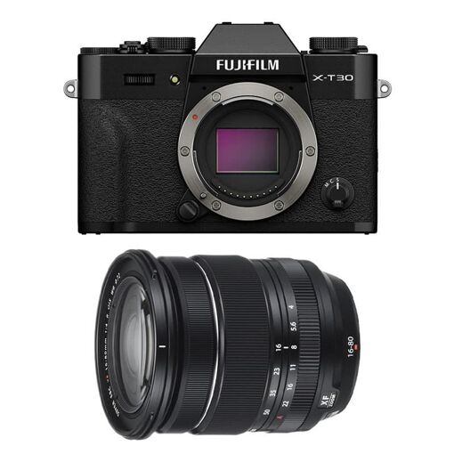 Fujifilm X-T30 III Black + 16-80mm f/4 WR Black Lens with 3-Year Warranty