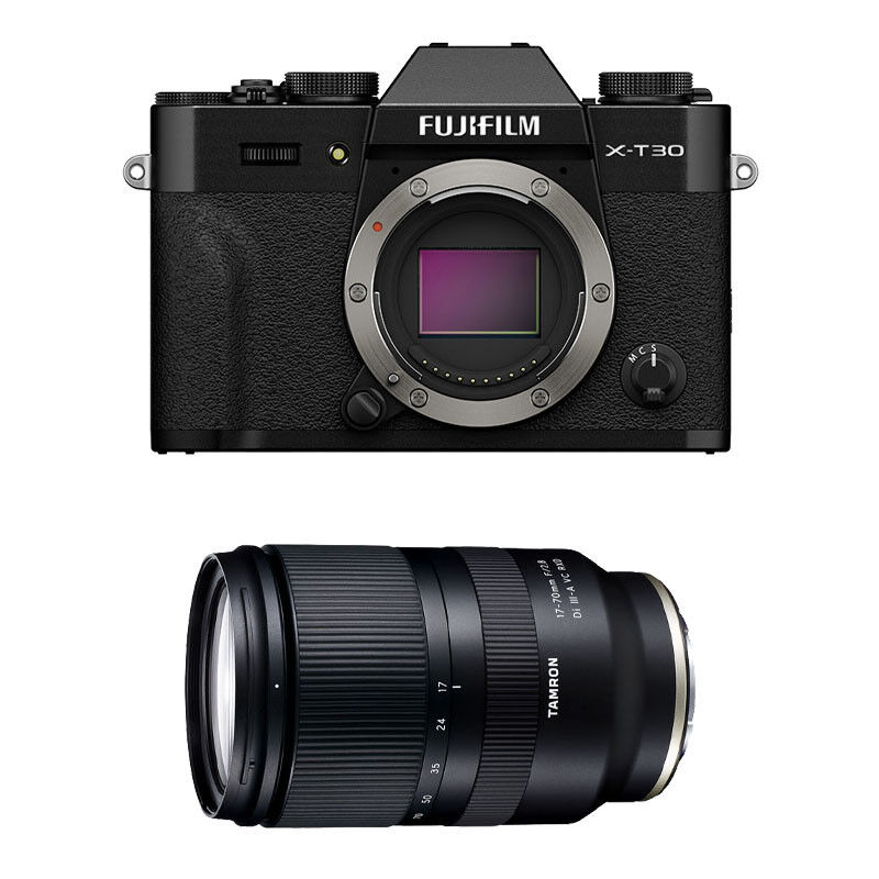 Fujifilm X-T30 III Black + Tamron 17-70mm F/2.8 Di III-A VC RXD 3-Year Warranty