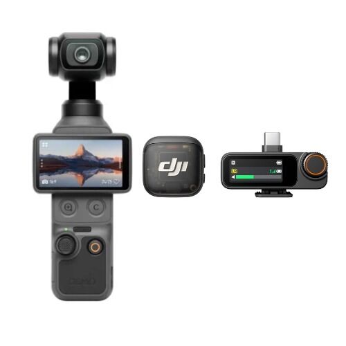DJI Osmo Pocket 4 + DJI Mic 3 Stabilized Camera
