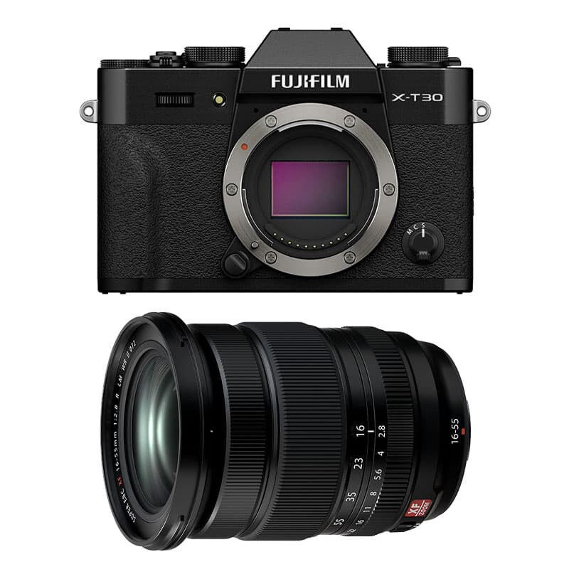 Fujifilm X-T30 III Black + 16-55mm f/2.8 II LM WR II 3-Year Warranty