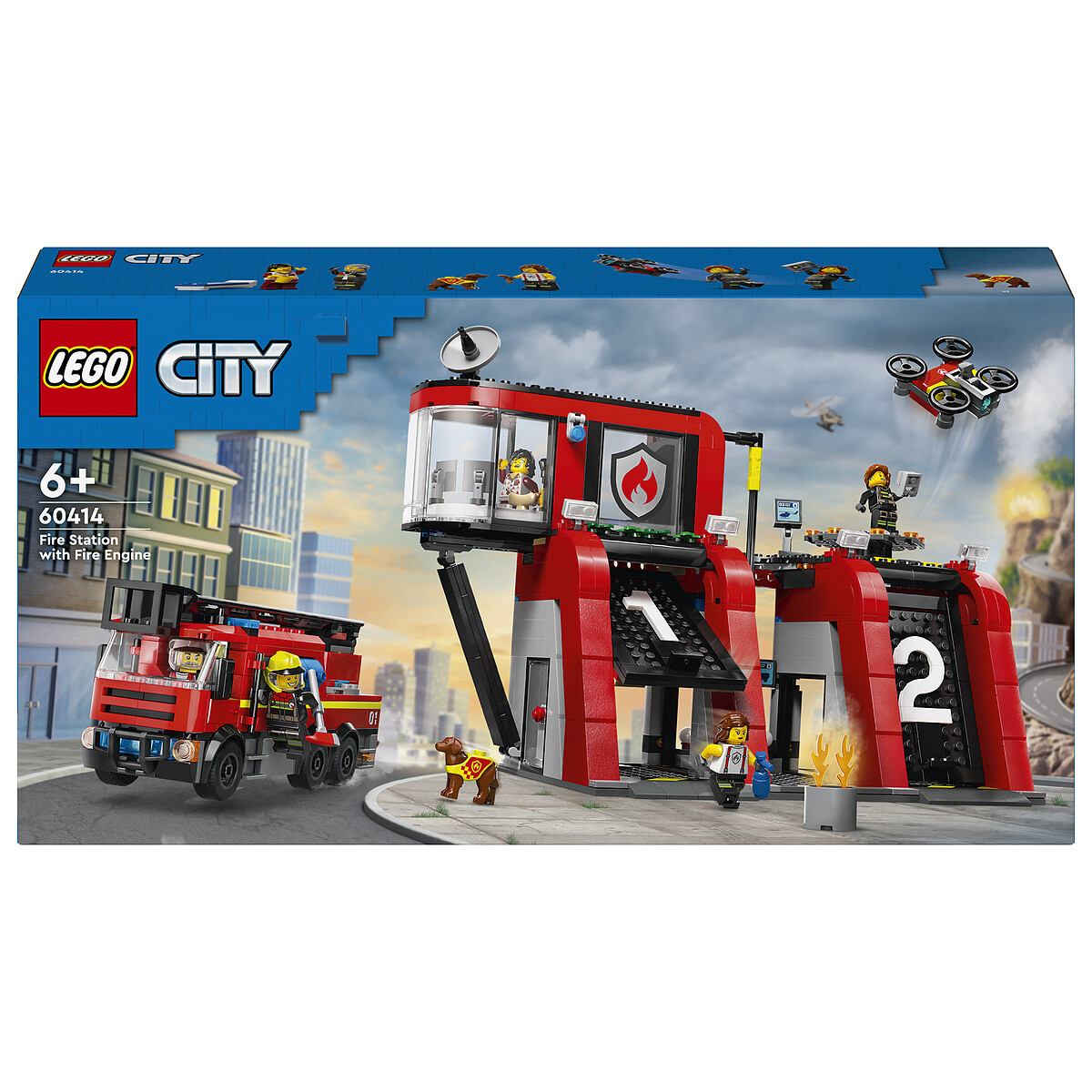 LEGO City Fire Station and Fire Truck 60414
