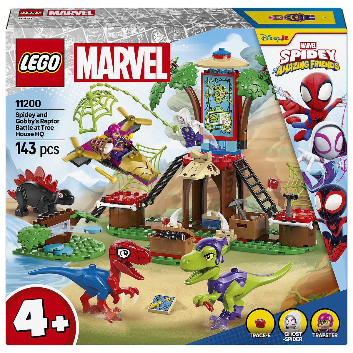 Lego Marvel Spider-Man vs. Gobby Raptor Treehouse