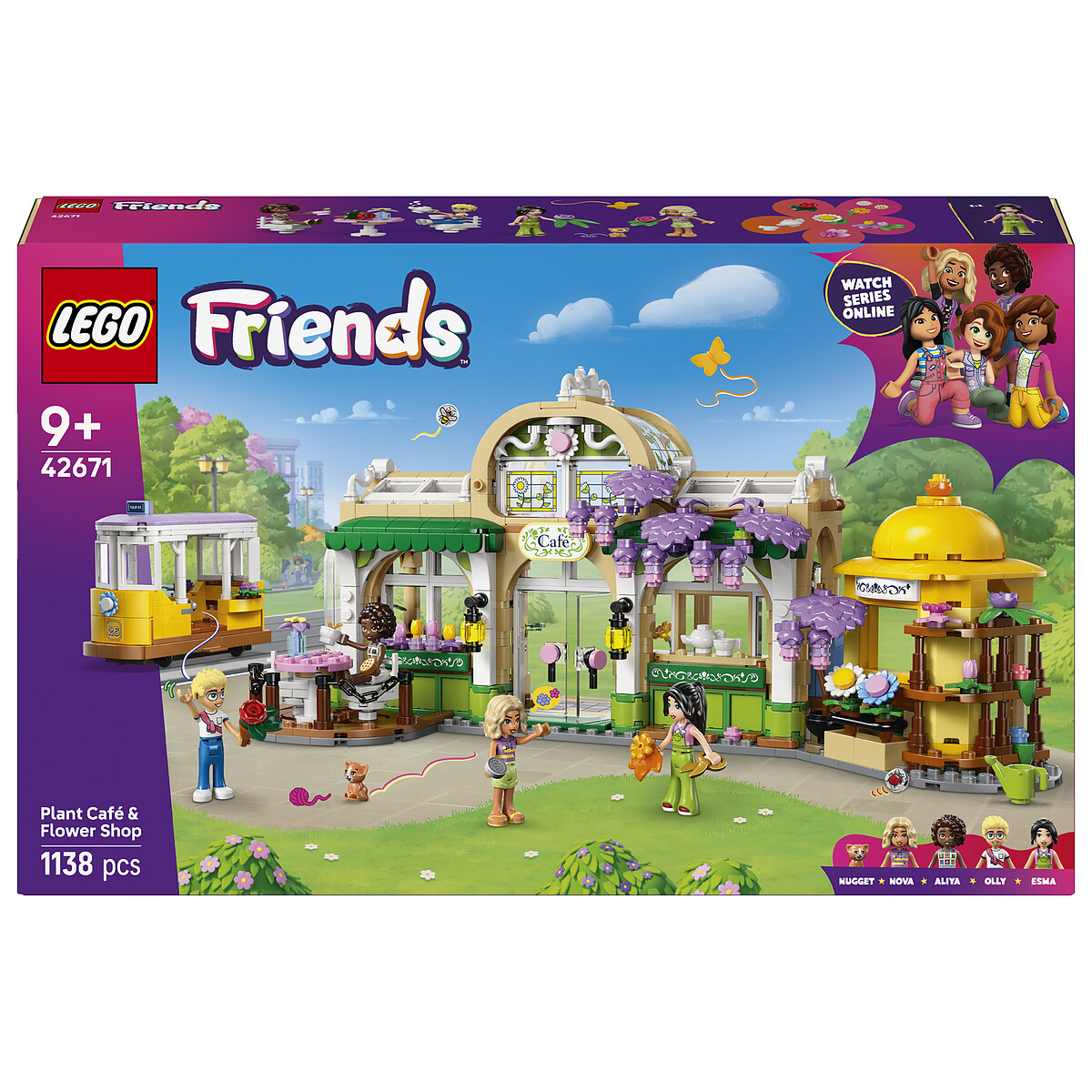 Lego Friends Plant Café and Flower Kiosk Set