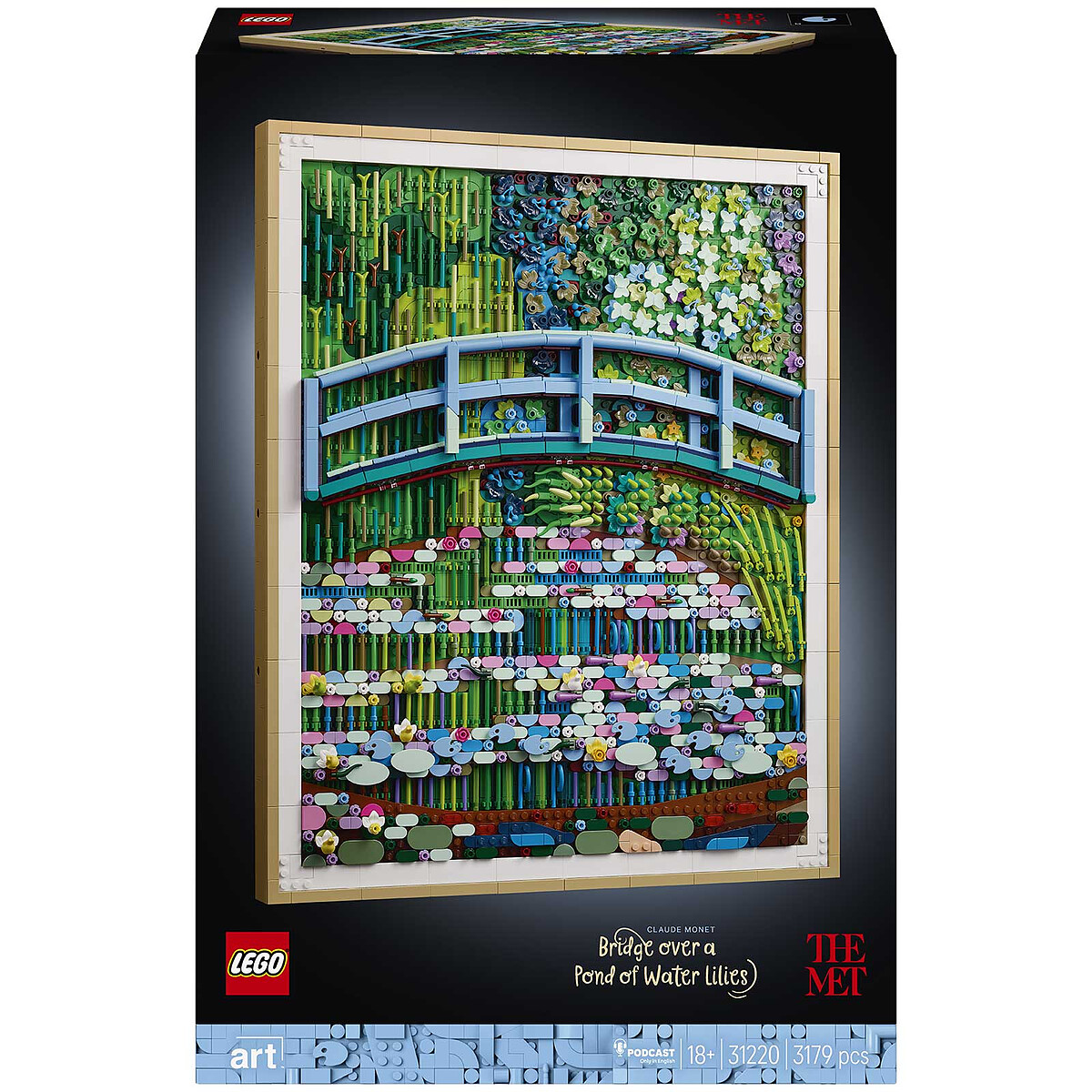 LEGO Art Monet: The Water Lilies, Green Harmony