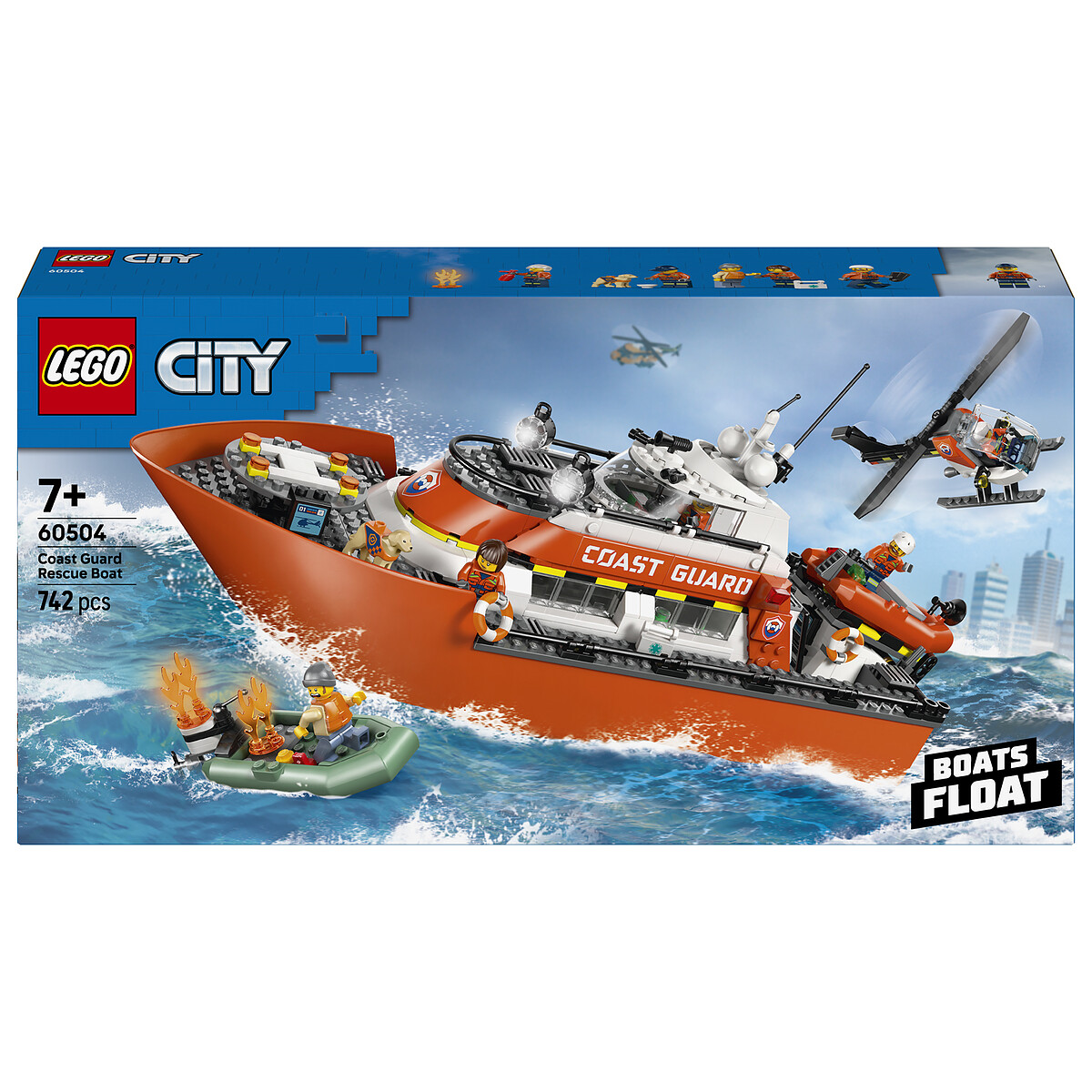 Lego City Lifeboat and Coast Guard Helicopter Set