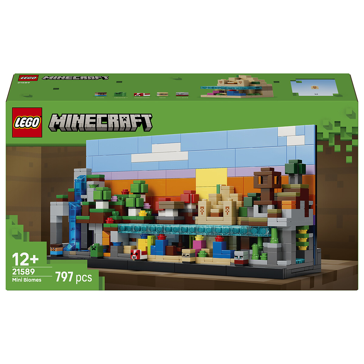 Ensemble LEGO Minecraft Biomes 21589