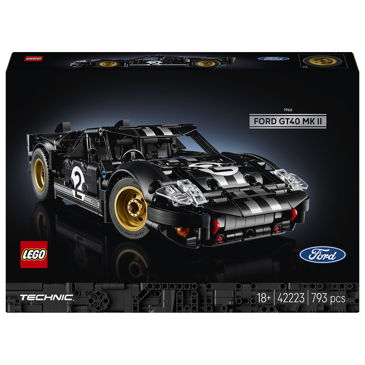 LEGO Technic Ford GT40 MK II Race Car 42223