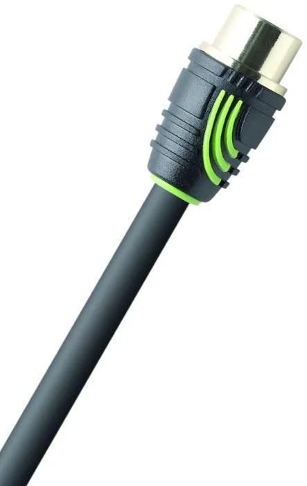 QED Profile Aerial Male-Male Antenna Cable (2m)