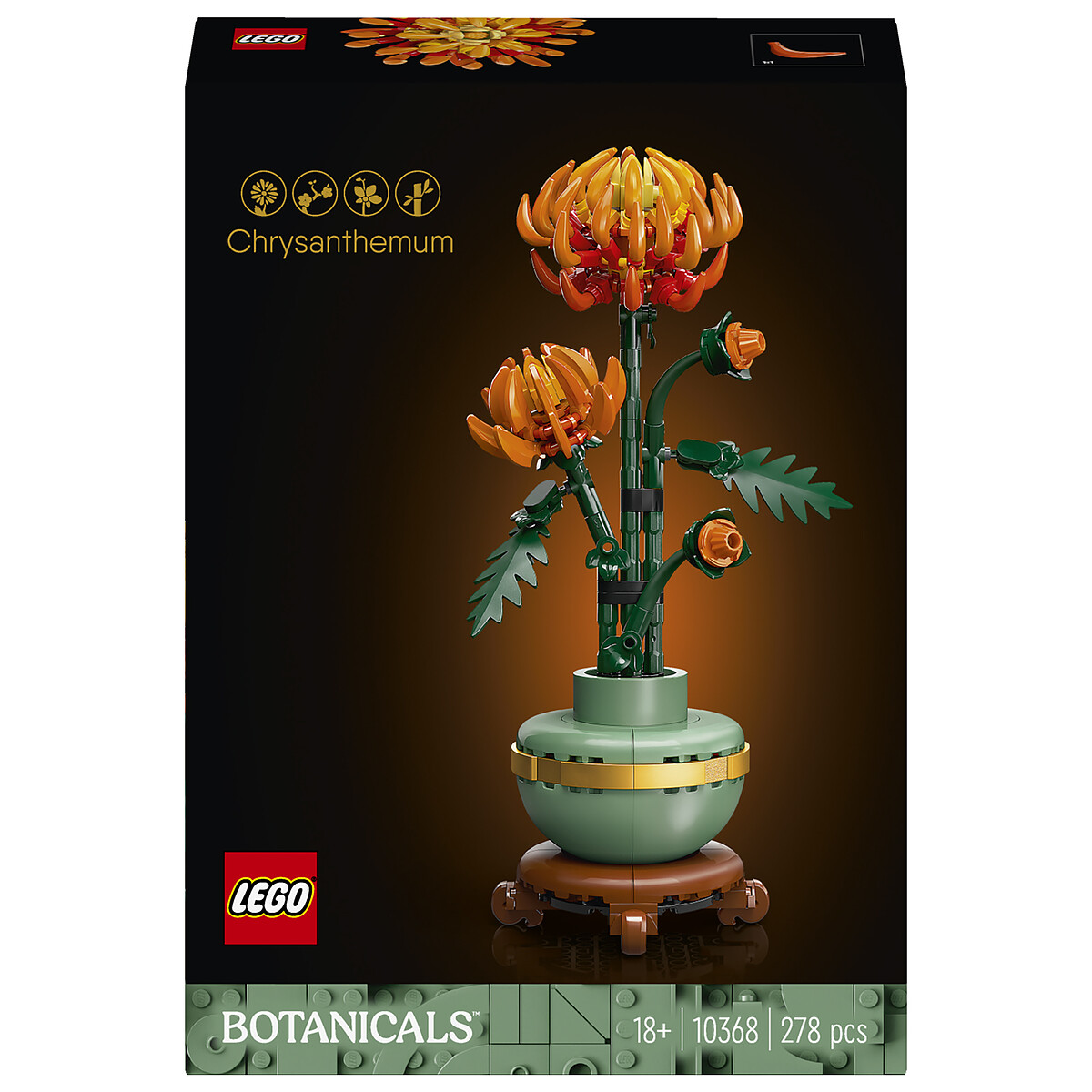 LEGO Botanicals Chrysanthemum Building Set