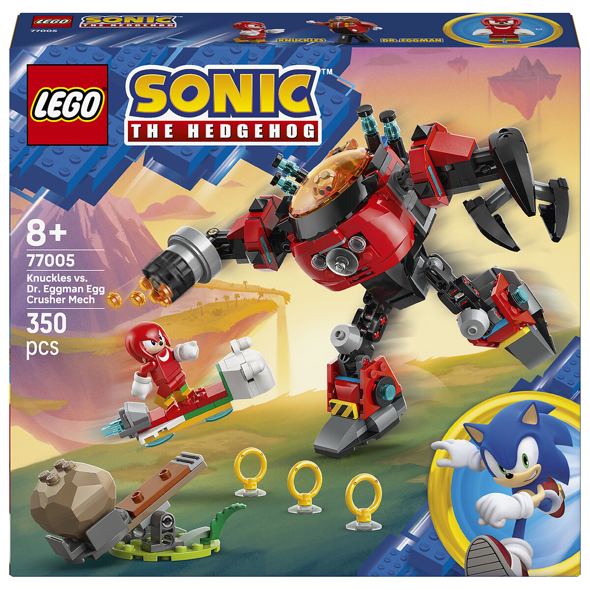 LEGO Sonic the Hedgehog 77005 Knuckles vs. Dr. Eggman's Egg Crusher