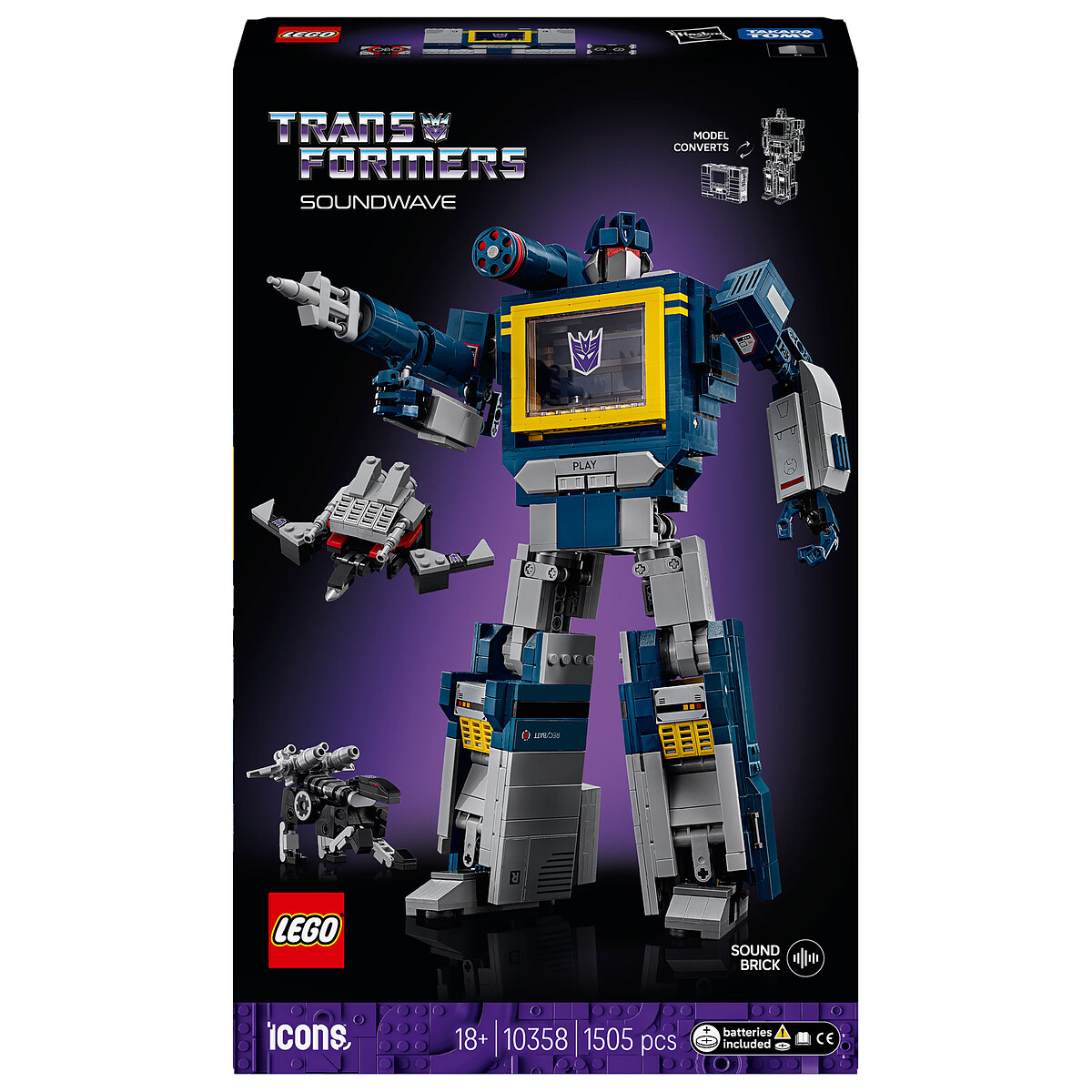 LEGO Icons Transformers: Soundwave (10358)