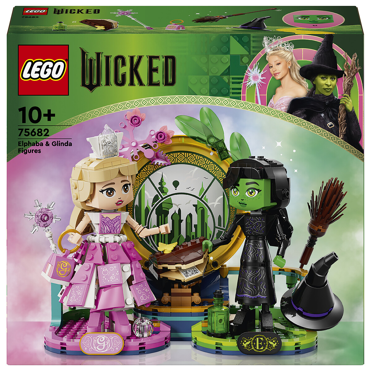 Lego Wicked 75682 Elphaba and Glinda Figures