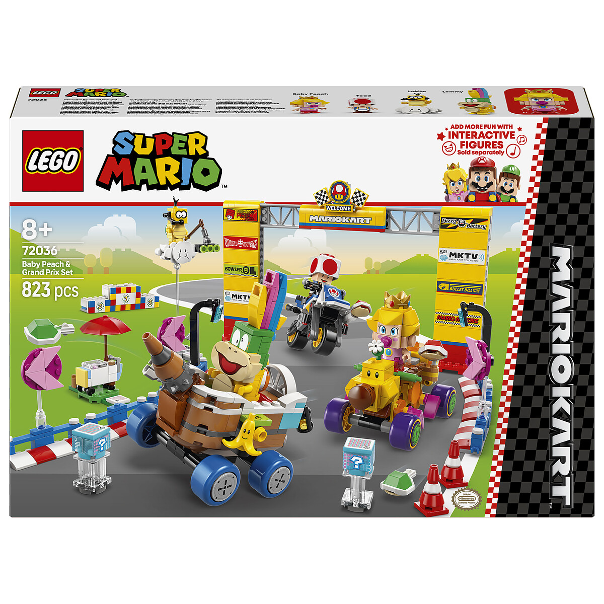 LEGO Super Mario Kart 72036 - Baby Peach & Grand Prix Set