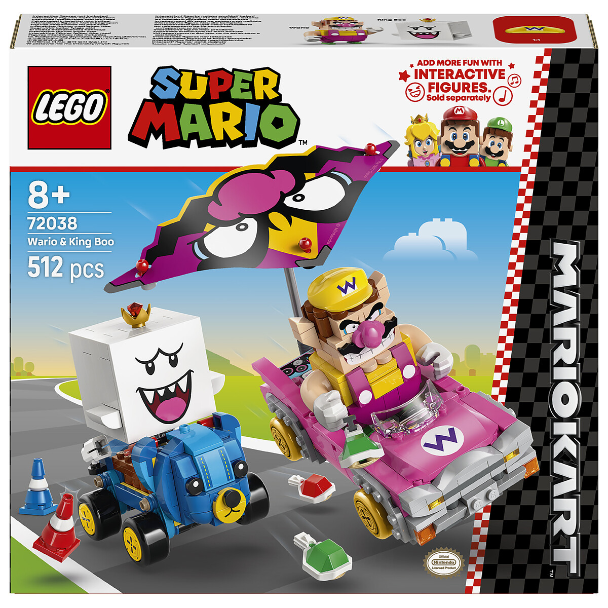 LEGO Super Mario Kart 72038 - Wario and King Boo Set