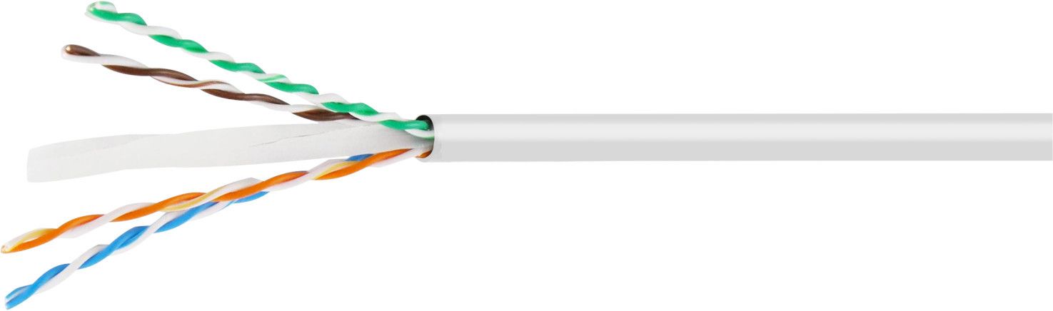 Televes Cat6 UTP Network Cable Coil, 305m, White, Outdoor Suitable (212201)