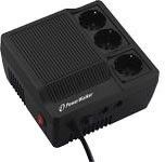 BlueWalker PowerWalk AVR 1200 - Automatic Voltage Regulator - AC 220/230/240V - 720W - 1200VA - 3 Output Connectors - Black