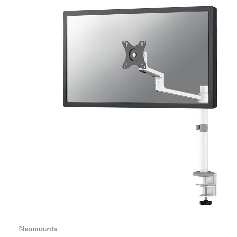 Neomounts DS60-425WH1 17-27" Full Motion Desk Mount - Space Saver