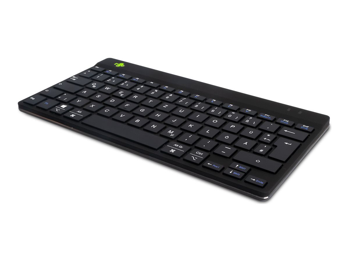 R-Go Ergonomic Compact Keyboard Break - Wireless Keyboard - Bluetooth 5.0 - QWERTZ - German - Black